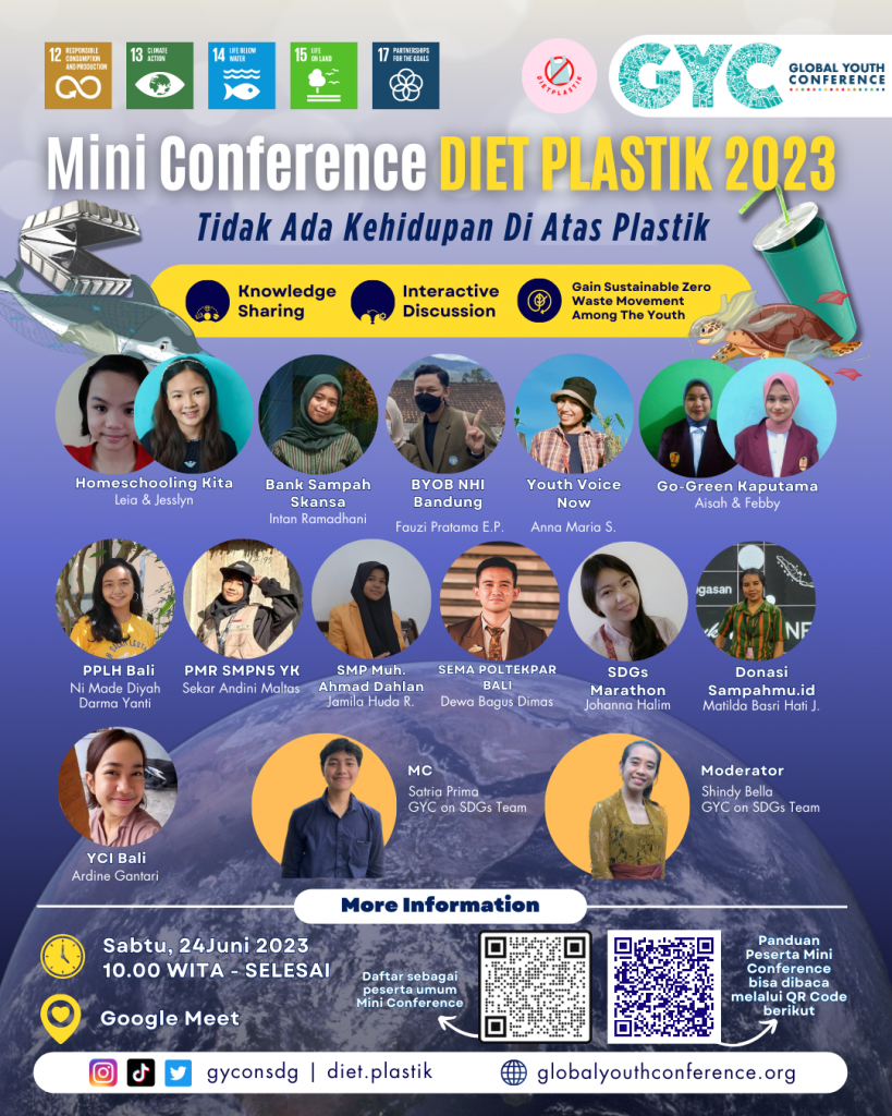 GYC On SDGs Announces Mini Conference On Plastic Diet: Inspiring Action ...